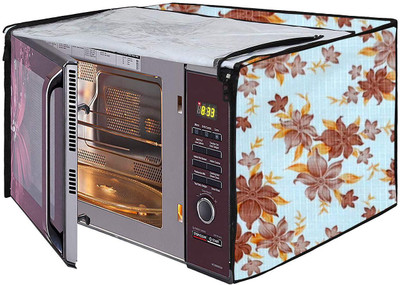 Crosia Craft Microwave Oven  Cover(Width: 87 cm, Brown)