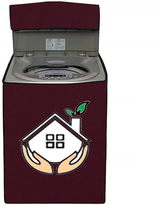 Delideal Top Loading Washing Machine  Cover(Width: 70 cm, Maroon)