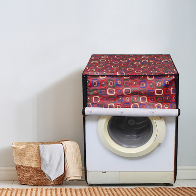 Dream Care Front Loading Washing Machine  Cover(Width: 60.96 cm, Brown, Blue)