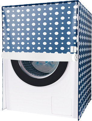 HOMESTIC Front Loading Washing Machine  Cover(Width: 59 cm, Blue)