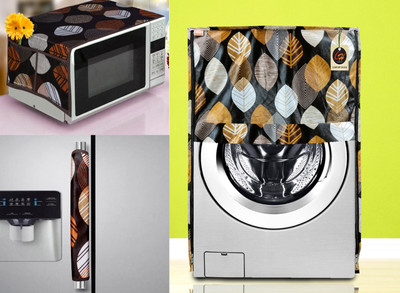Comfort House Front Loading Washing Machine  Cover(Width: 58.42 cm, Brown)