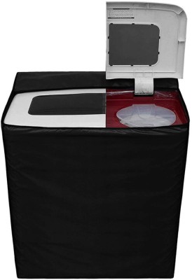 JMHomefurnshings Semi-Automatic Washing Machine  Cover(Width: 98 cm, Black)