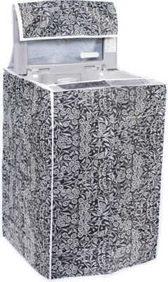Vintage Pro Top Loading Washing Machine  Cover(Width: 54 cm, Black)