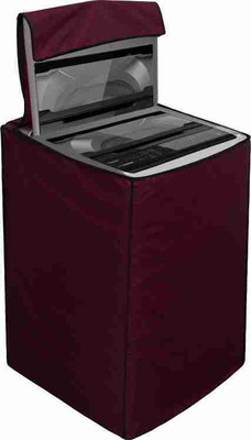 AZZY TRADERS Front Loading Washing Machine  Cover(Width: 58 cm, maroon)