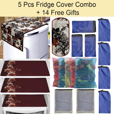 Comfort House Fridge Mat(Width: 99 cm, Brown)