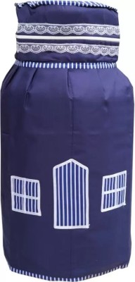 PREM COLLECTION Gas Cylinder  Cover(Width: 21 cm, NAVY BLUE)