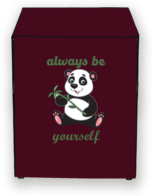 Hizing Front Loading Washing Machine  Cover(Width: 63 cm, Maroon, White)
