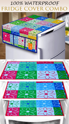 RELOOK INDUSTRIES Refrigerator  Cover(Width: 99 cm, MULTI)