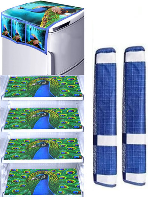 RichBox Fridge Mat(Width: 30 cm, Blue)