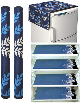 Paaroots Refrigerator Handle  Cover(Width: 99 cm, Blue)