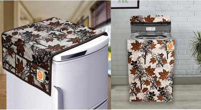 Kanushi Industries Top Loading Washing Machine  Cover(Width: 55 cm, Brown)