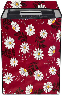 SLACXICO Top Loading Washing Machine  Cover(Width: 57 cm, Wine red, Red Devil)