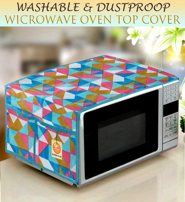 KANUSHI Microwave Oven  Cover(Width: 86 cm, Blue, Pink)