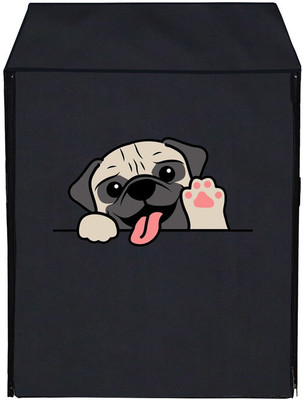 Archistylo Front Loading Washing Machine  Cover(Width: 77 cm, Black)