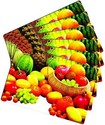 KUBER INDUSTRIES Fridge Mat(Width: 46 cm, Red)