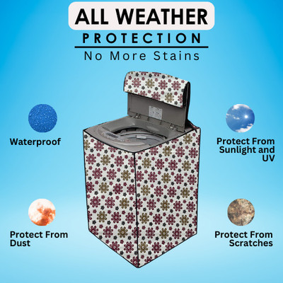 nurafiya Top Loading Washing Machine  Cover(Width: 61 cm, Multicolor)