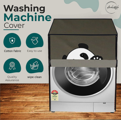 Archistylo Front Loading Washing Machine  Cover(Width: 57 cm, Green)