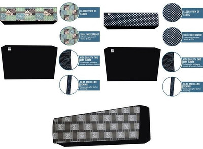 Decorly Furnishing Air Conditioner  Cover(Width: 100 cm, Multicolor)