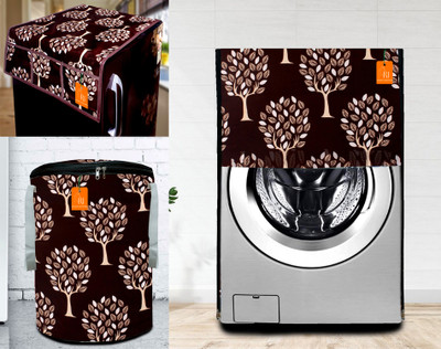 RELOOK INDUSTRIES Refrigerator  Cover(Width: 99 cm, Brown)