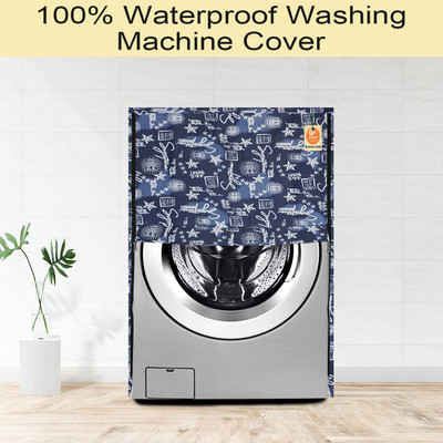 Kanushi Industries Front Loading Washing Machine  Cover(Width: 58 cm, Blue)
