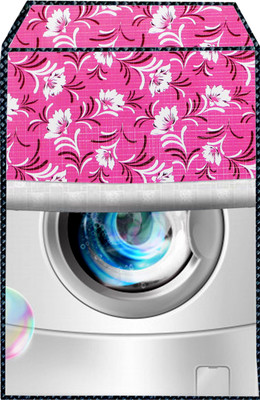 Archistylo Front Loading Washing Machine  Cover(Width: 69 cm, Magenta, Red)