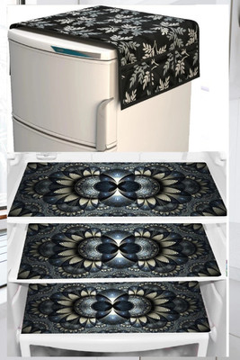 RichBox Refrigerator  Cover(Width: 91 cm, Multicolor)
