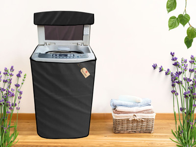 GURU ISHMA Top Loading Washing Machine  Cover(Width: 58.42 cm, grey)