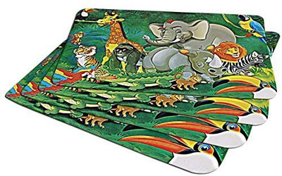 KUBER INDUSTRIES Fridge Mat(Width: 46 cm, Green)