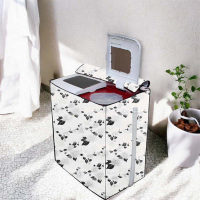 shrinitya Semi-Automatic Washing Machine  Cover(Width: 82 cm, Multicolor)
