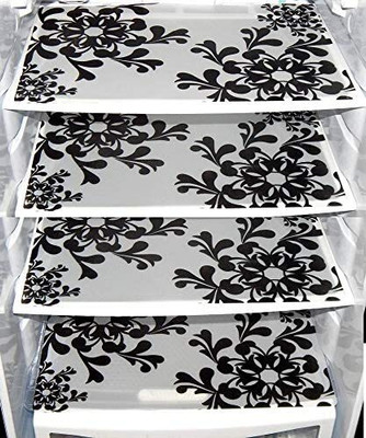 Dakshya Industries Fridge Mat(Width: 30 cm, Transparent, Black)