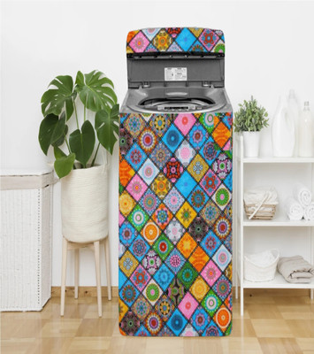 REVEXO Top Loading Washing Machine  Cover(Width: 58.42 cm, Multicolor)