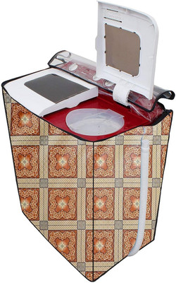 Crosia Craft Semi-Automatic Washing Machine  Cover(Width: 82 cm, Brown)
