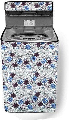Delideal Top Loading Washing Machine  Cover(Width: 57 cm, Maroon, Blue)
