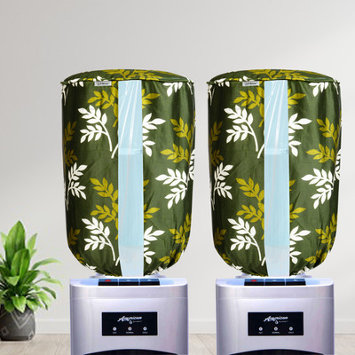 E-Retailer Water Dispenser  Cover(Width: 28 cm, 20L) With Elastic Closure And Water Level Indication, Pack of 2Pc (Green Leaf)