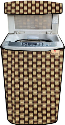 GURU-ISHMA Top Loading Washing Machine  Cover(Width: 58.24 cm, Brown, Cream)
