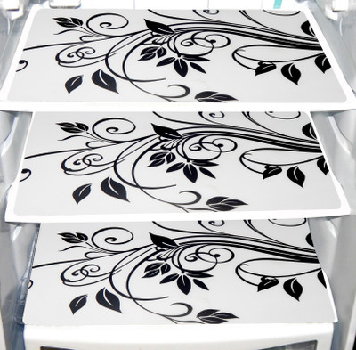 LooMantha Fridge Mat(Width: 43 cm, White)