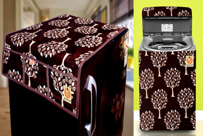 Kanushi Industries Top Loading Washing Machine  Cover(Width: 55 cm, Brown)