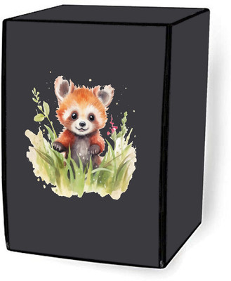 Delideal Front Loading Washing Machine  Cover(Width: 56 cm, Grey)