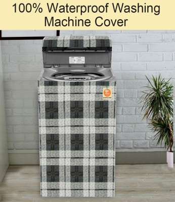 Kanushi Industries Top Loading Washing Machine  Cover(Width: 55 cm, black, white)