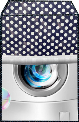 Archistylo Front Loading Washing Machine  Cover(Width: 63 cm, Blue, White)