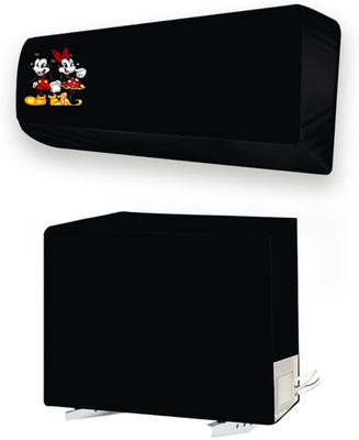 ME AND ME Air Conditioner  Cover(Width: 121.5 cm, Black)