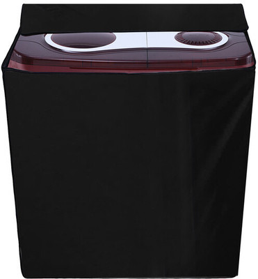 AAVYA UNIQUE FASHION Semi-Automatic Washing Machine  Cover(Width: 81 cm, Black)