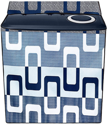 Amodori Semi-Automatic Washing Machine  Cover(Width: 77 cm, Blue)