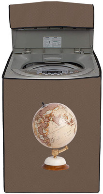 Delideal Top Loading Washing Machine  Cover(Width: 63 cm, Beige)