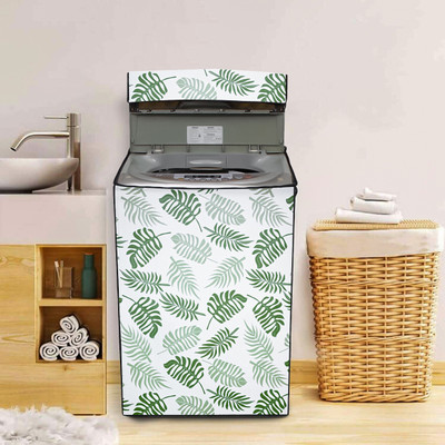 Star Weaves Top Loading Washing Machine  Cover(Width: 58 cm, Green, White)