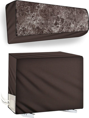 The Furnishing Tree Air Conditioner  Cover(Width: 114.3 cm, Set of 2 Ton Split AC Cover)