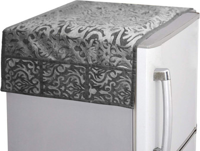 KUBER INDUSTRIES Refrigerator  Cover(Width: 56 cm, Grey)