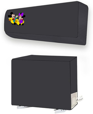 ME AND ME Air Conditioner  Cover(Width: 121.7 cm, Grey)