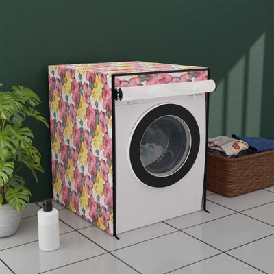 KUBER INDUSTRIES Front Loading Washing Machine  Cover(Width: 60 cm, Red)