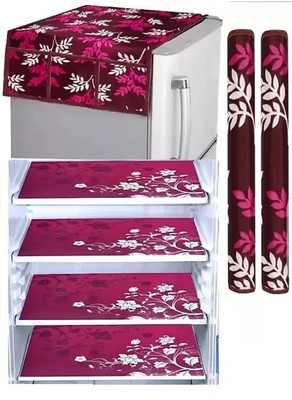 BHOLA PARVATI TRADING Fridge Mat(Width: 39 cm, Pink)
